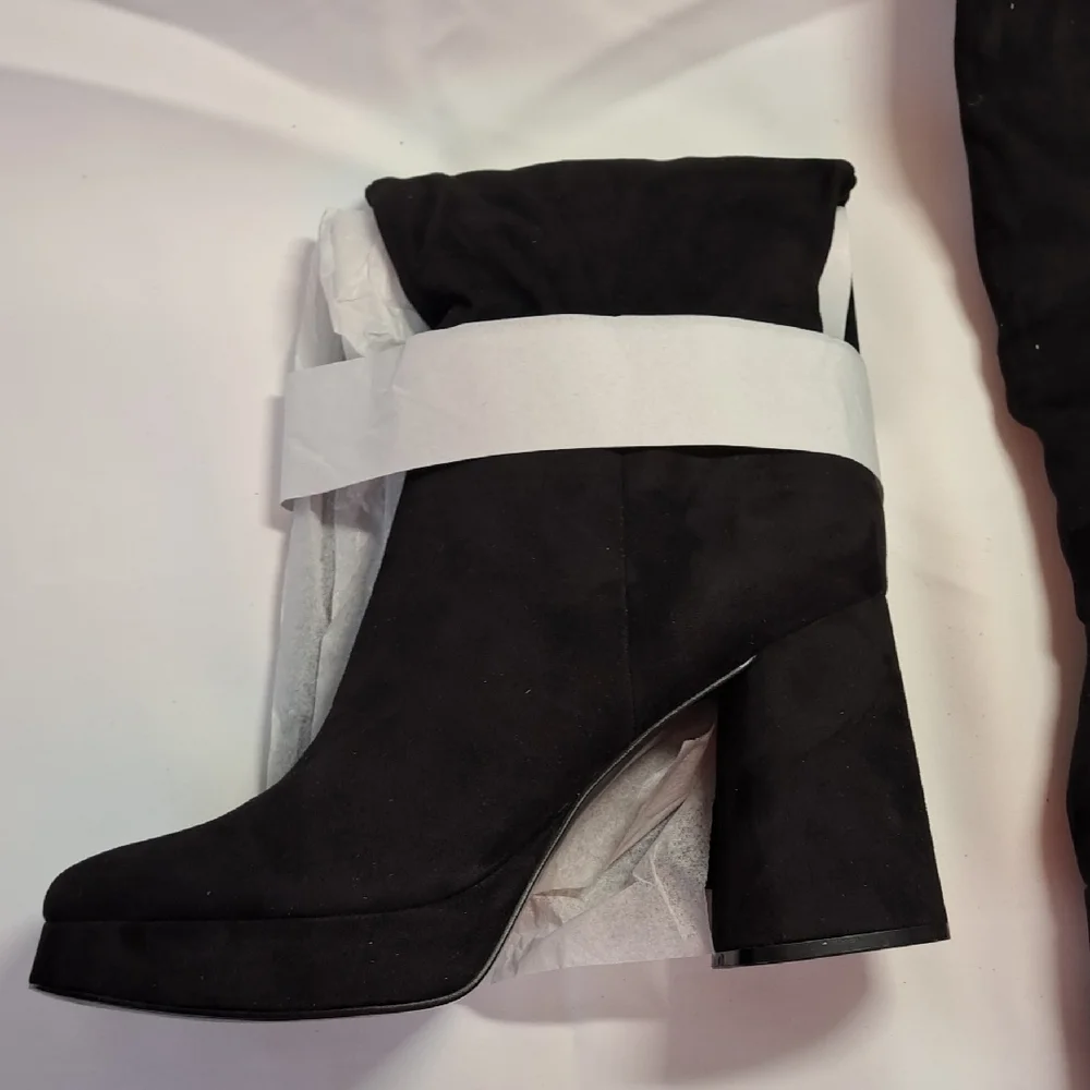 Nine West Suede Heeled Boots - Picture 8 of 9